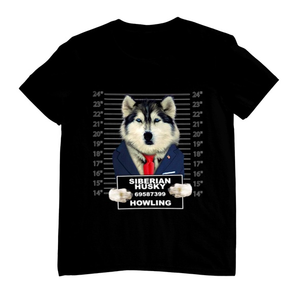 silentvenom Other - Cute Dog Mugshot  Graphic Tee